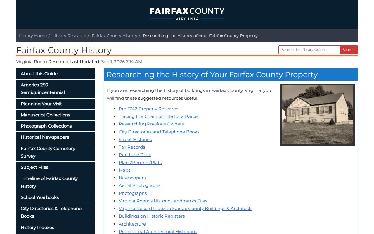 Centreville street records property history research guide